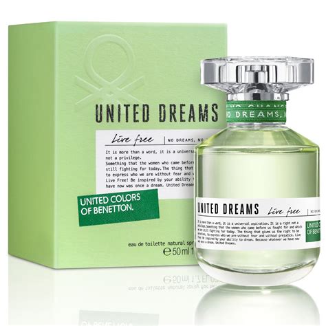 united dreams live free benetton eau de toilette